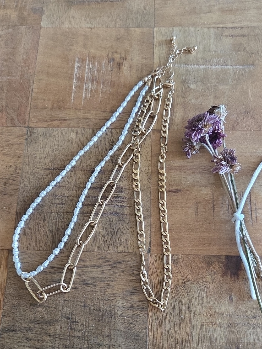Pearl & Gold Multi-Layer Necklace